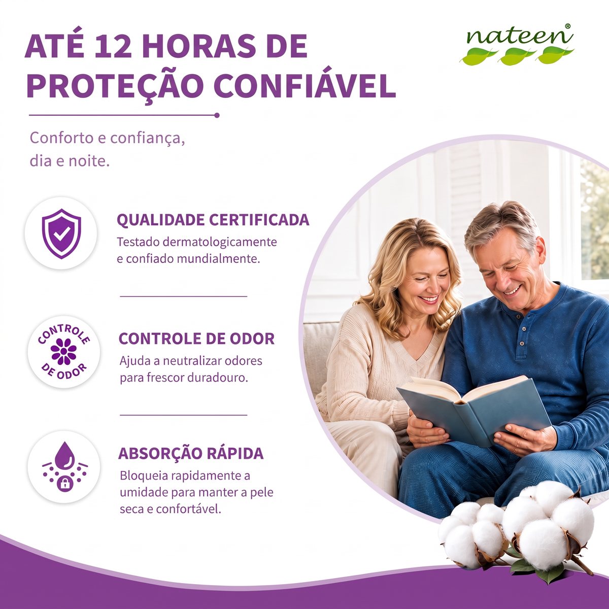 Até 12 horas de proteção